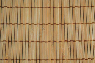 Natural bamboo mat texture for eco friendly or spa wellness concept