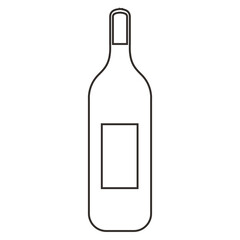 bottle of alcohol icon line_2