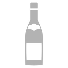 bottle of alcohol icon shadow