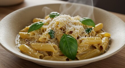 Creamy Parmesan Pasta with Fresh Basil