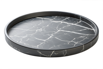Elegant Black Marble Serving Tray Home Decor & Entertaining