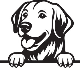 Happy Dog.Vector EPS Design