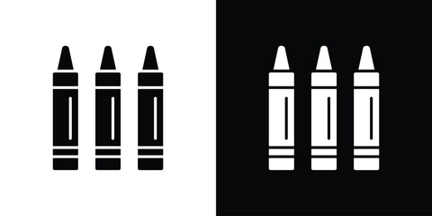 Crayon icon vector, Symbol, logo illustrations