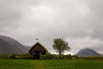 Historic Grafarkirkja Turf Church