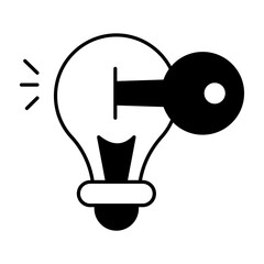Fototapeta premium Digital Marketing Glyph Icons