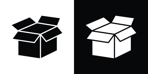 Open box icon vector, Symbol, logo illustrations
