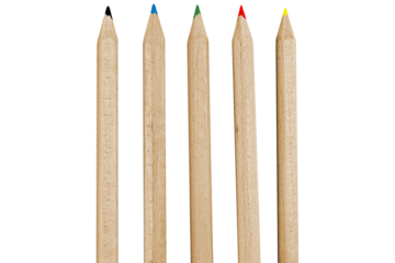 Color pencils isolated on a Transparent background. !