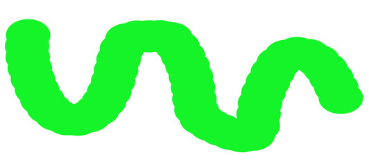 Abstract Bright Green Waveform, Organic Shape, Dynamic Energy, Vibrant, Bold Design Element
