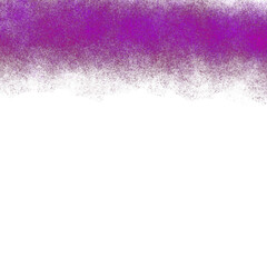 Textured purple brush stroke top border design element