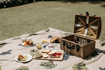 picnic table setting