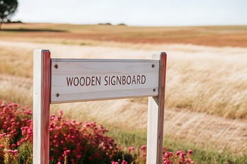 road sign in the countryside