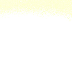 Abstract golden particles glowing on a white background