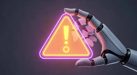 Yellow triangular caution sign with exclamation mark warning of high voltage electricity near a car wash machine, car wash basin, and gas pump nozzle