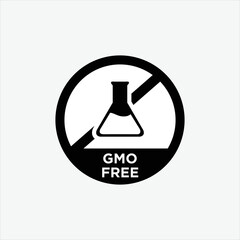GMO FREE VECTOR SIGN