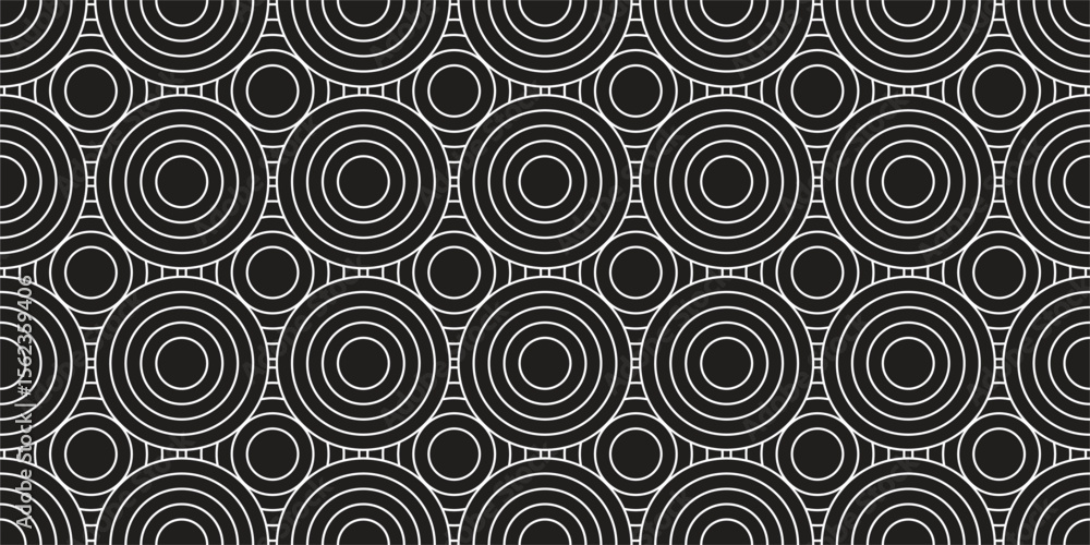 Poster seamless patterns with thin monochrome lines in black, white, and gray – minimalist stripe backgroun