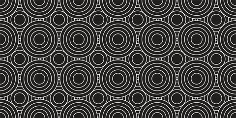 Seamless Patterns with Thin Monochrome Lines in Black, White, and Gray – Minimalist Stripe Backgrounds for Print and UI. Seamless pattern featuring abstract linear twists and maze effects.