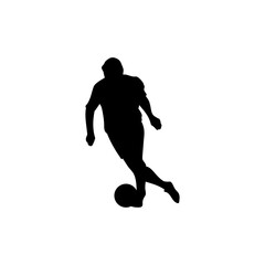 Futsal Player Silhouette Vector