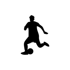 Futsal Player Silhouette Vector
