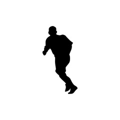 Futsal Player Silhouette Vector