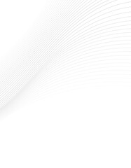 Abstract White Lines A Minimalist Composition of Flowing Curves