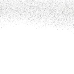 Falling silver gray particles or snow texture background