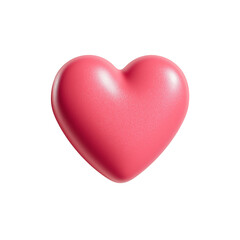 Crimson Heart: A singular, glossy, red heart, a symbol of love and emotion, floating freely against the background.