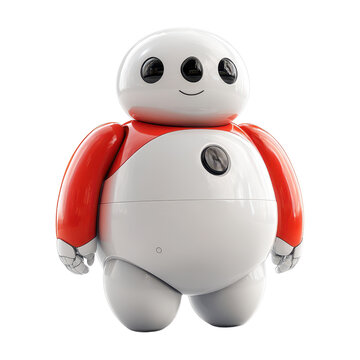 Baymax Big Hero isolated on transparent background