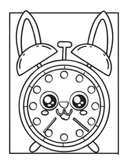 Cute Kawaii Coloring Pages – Fun and Easy Printable Line Art for Kids and Adults, Kawaii Fun Coloring Sheets, Simple and Sweet Line Art for Relaxation, Print