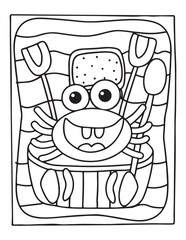 Cute Kawaii Coloring Pages – Fun and Easy Printable Line Art for Kids and Adults, Kawaii Fun Coloring Sheets, Simple and Sweet Line Art for Relaxation, Print