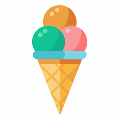 vector ice cream