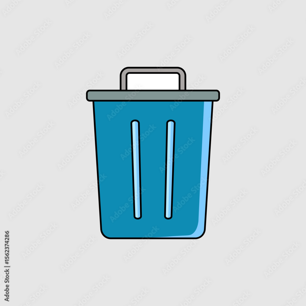Poster trash bin icon. icon related to ui elements. suitable for web site, app, user interfaces,element, pr