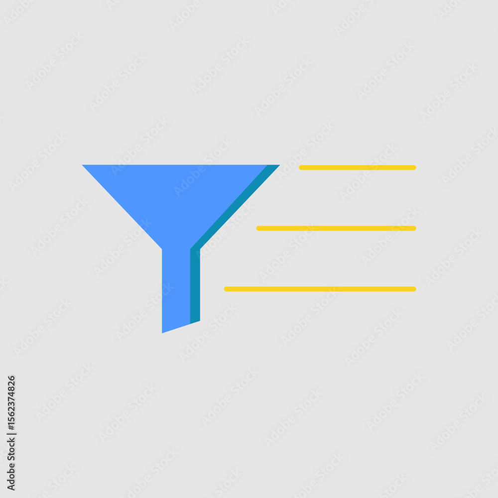 Poster filter icon. icon related to ui elements. suitable for graphic design, web site, app, user interface