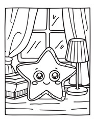 Cute Kawaii Coloring Pages – Fun and Easy Printable Line Art for Kids and Adults, Kawaii Fun Coloring Sheets, Simple and Sweet Line Art for Relaxation, Print