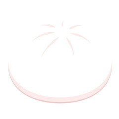 Chinese Steam Bun illustration vector. Asian food vector illustration. Baozi or bao is Chinese food.