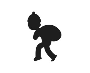 Thief icon. Vector Illustration 