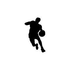 Silhouette of Basketball Vectors