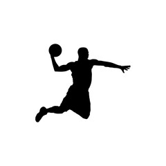 Silhouette of Basketball Vectors