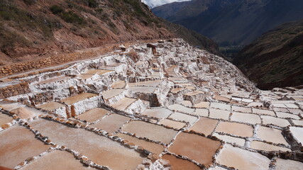 A view of the Sacred Valley in the city of Cusco, Peru