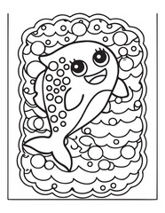 Cute Kawaii Coloring Pages – Fun and Easy Printable Line Art for Kids and Adults, Kawaii Fun Coloring Sheets, Simple and Sweet Line Art for Relaxation, Print