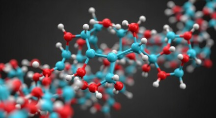 Abstract representation of molecular structure for scientific and educational purposes
