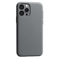 Smartphone case isolated on transparent background.