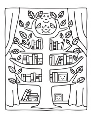 Cute Kawaii Coloring Pages – Fun and Easy Printable Line Art for Kids and Adults, Kawaii Fun Coloring Sheets, Simple and Sweet Line Art for Relaxation, Print