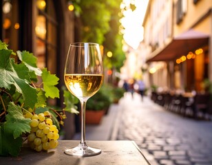 Ein Glas Wei&szlig;wein