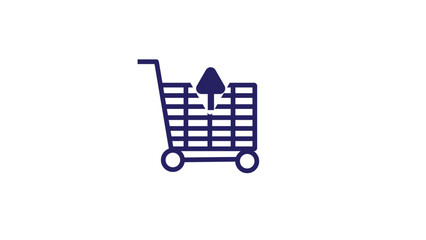 Shopping cart,this is lorry shopping icon, high quality on white background.