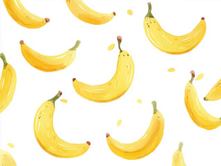 seamless pattern of bananas