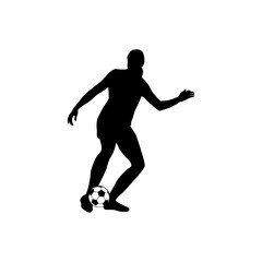 woman Football Sport silhouettes in different positions Vector