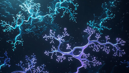 abstract blue background with bubbles