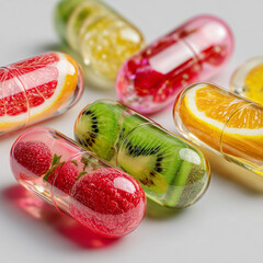 Vitamin fruits capsule  