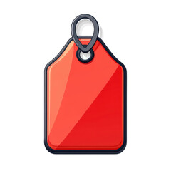 Tag Icon isolated on transparent background.