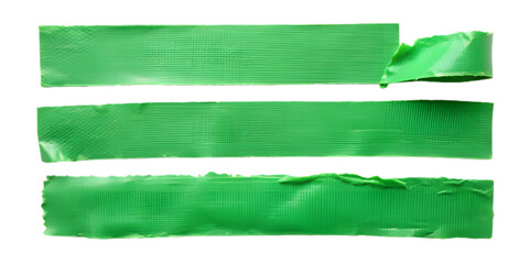 greeny adhesive tape isolated on transparent background